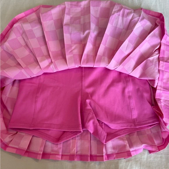 JoyLab Pink Checkered Mini Skirt - Picture 3 of 4